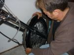The slimmer front fender